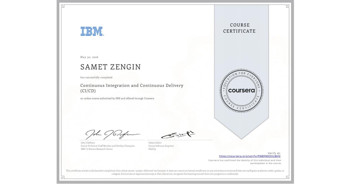 Continuous Integration and Continuous Delivery (CI/CD)